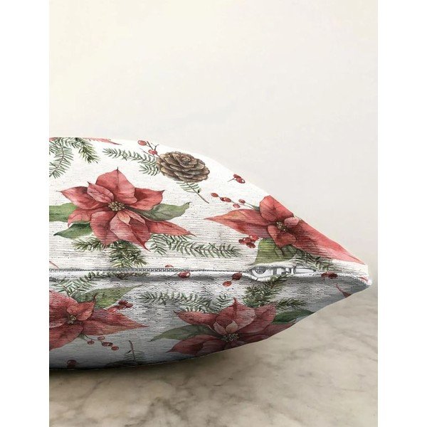 Față de pernă 43x43 cm  cu model de Crăciun – Mila Home-image-1