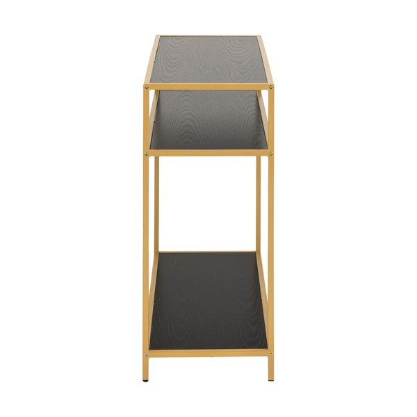 Măsuță tip consolă în decor negru-auriu Actona Seaford-image-3