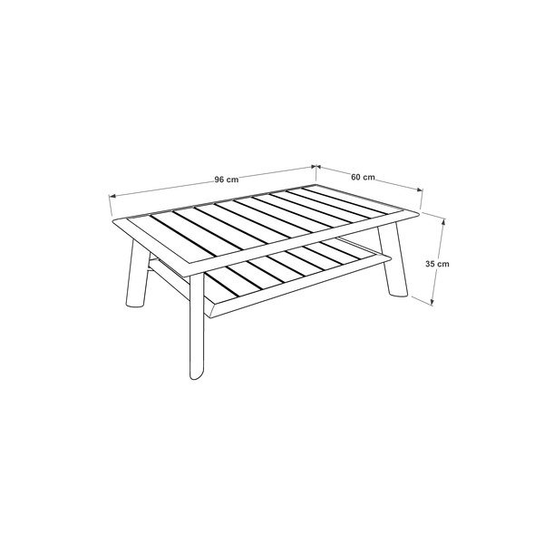 Masă auxiliară de grădină 60x96 cm Spring – Ezeis-image-3