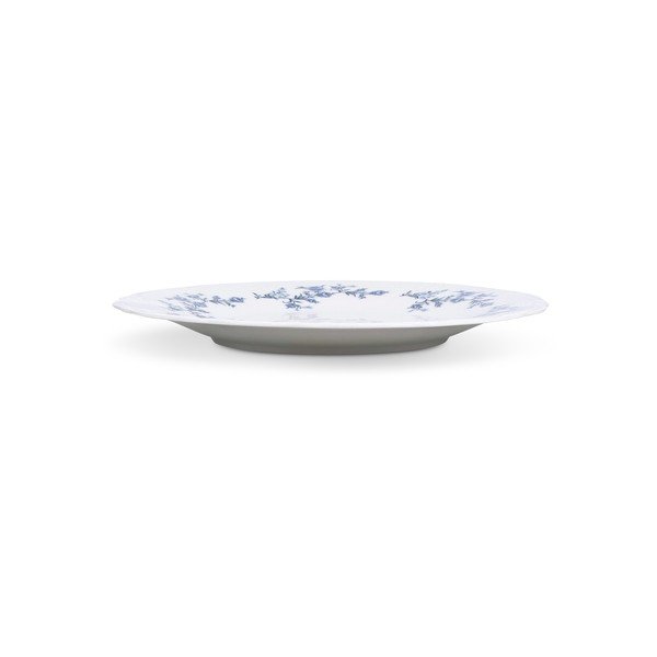 Farfurie albă/albastră pentru servire din porțelan ø 32 cm Retro – BonBistro-image-4