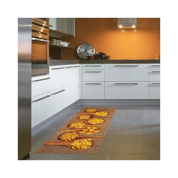 Covor de bucătărie foarte rezistent Webtapetti Pasta, 60 x 300 cm