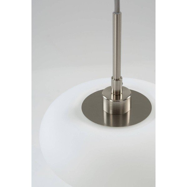 Lustră albă/argintiu-mat din sticlă opal ø 20 cm Thalia – Jotex-image-4