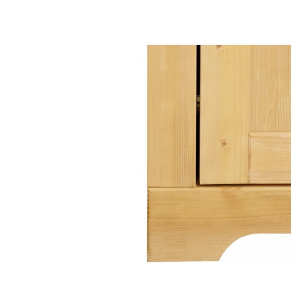 Vitrină în culoare naturală din lemn de pin 180x35 cm Lisa – Støraa-image-4