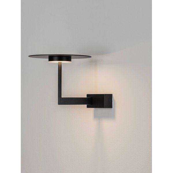 Aplică de perete negru-mat LED din aluminiu Tovi – Nova Luce-image-1