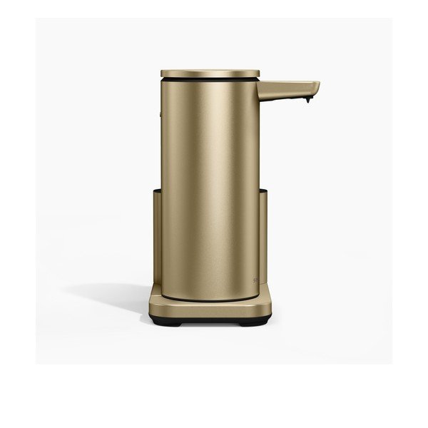 Suport pentru accesorii de spălat auriu mat automat din metal – simplehuman-image-2