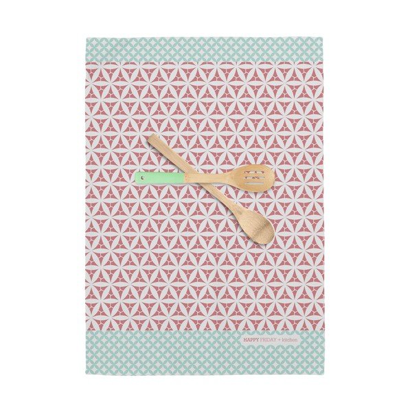 Set 2 prosoape din bumbac pentru bucătărie Happy Friday Basic Floral Branch, 70 x 50 cm-image-3