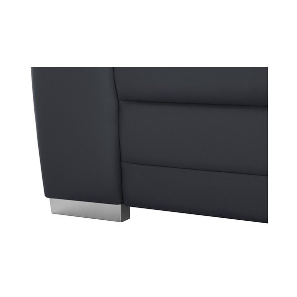 Canapea cu șezlong pe partea stângă Florenzzi Bossi Medium, gri antracit-image-3