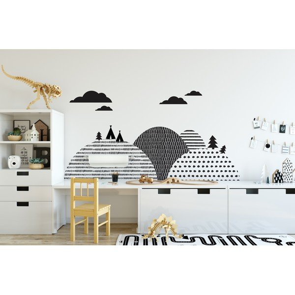 Autocolant pentru perete Dekornik Mountains Scandi, 155 x 50 cm-image-1