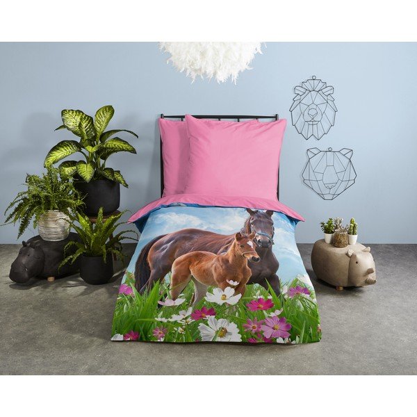 Lenjerie de pat pentru copii din bumbac  140x200 cm – Good Morning-image-1