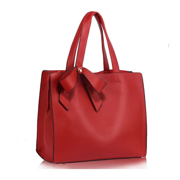 Geantă L&S Bags Bowtie, roșu 