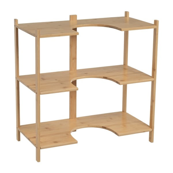 Dulap sub chiuvetă în culoare naturală din bambus 60x60 cm – Casa Selección-image-1