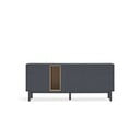 Comodă joasă de culoare gri închis 180x76 cm Corvo - Teulat
