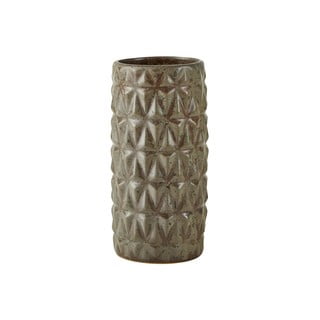 Vază din gresie ceramică Villa Collection, înălțime 22 cm, gri