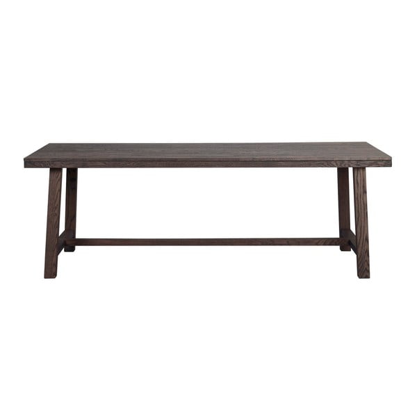 Masă de dining din lemn de stejar Rowico Brooklyn, 220 x 95 cm, maro închis-image-4