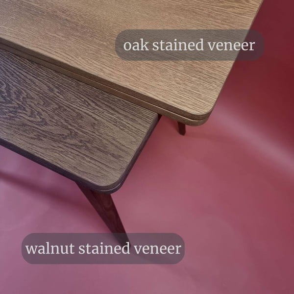 Masă de dining extensibilă cu blat cu aspect de lemn de  frasin  65x90 cm Envelope – Ragaba-image-4