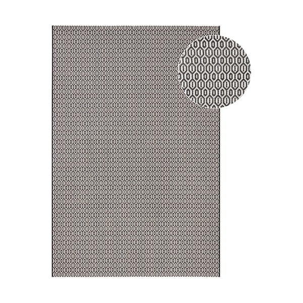 Covor adecvat interior/exterior NORTHRUGS Meadow, 80 x 150 cm, alb-negru