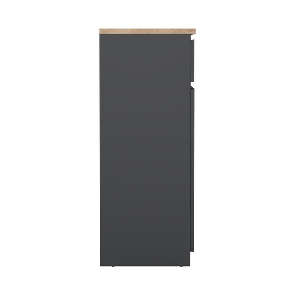 Comodă gri închis 80x100x40 cm Naia – Tvilum-image-4