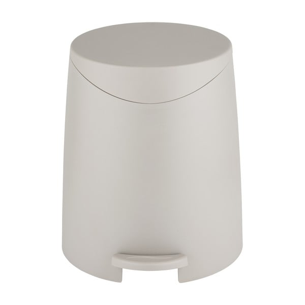 Coș de gunoi taupe cu pedală din plastic 3 l Portes – Allstar-image-2