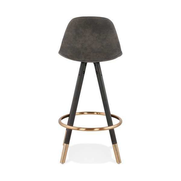 Scaun de bar Kokoon Bruce Mini, înălțime 65 cm, gri-image-4