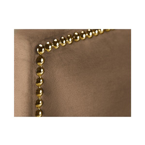 Tăblie pentru pat Mazzini Sofas Daisy, 160 x 120 cm, bej închis-image-3