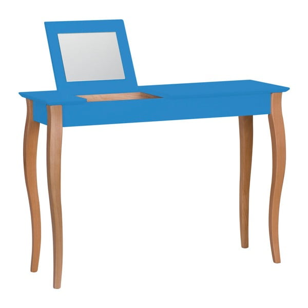 Masă de toaletă cu oglindă Ragaba Lillo, lățime 105 cm, albastru