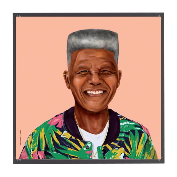 Tablou Fisura Nelson Mandela, 50 x 50 cm