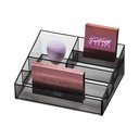 Organizator de baie negru mat pentru cosmetice din plastic reciclat Nail Station – iDesign