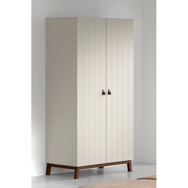 Șifonier de copii bej 99x196x58 cm Sezane – Vipack-image-1