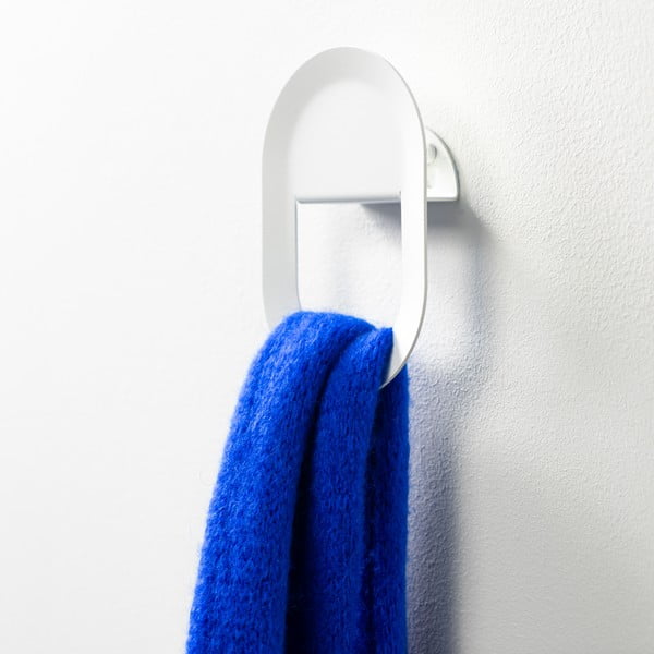 Cârlig alb de montat pe perete din oțel Coucou – Spinder Design-image-2