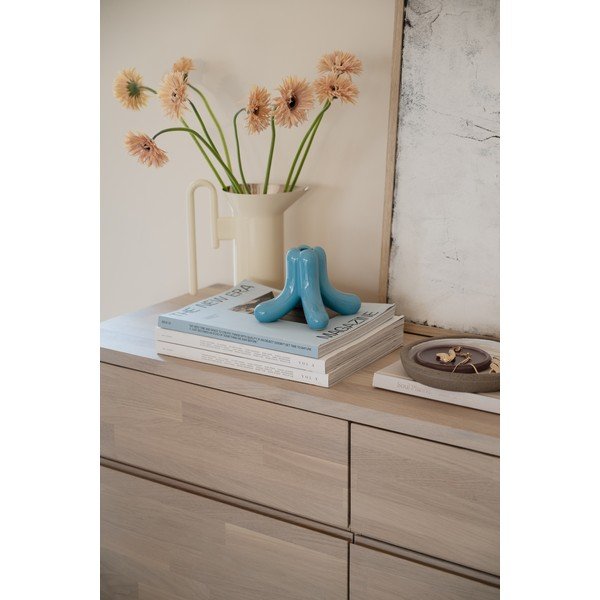 Comodă în culoare naturală deschisă din lemn de stejar 170x77x42 cm Cleardale – Rowico-image-2