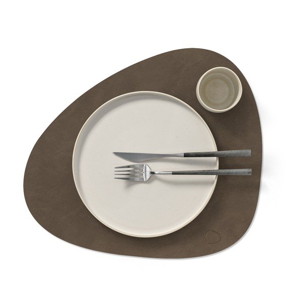 Suport pentru farfurii din piele ecologică 37x44 cm Curve L Nupo – LIND DNA-image-2