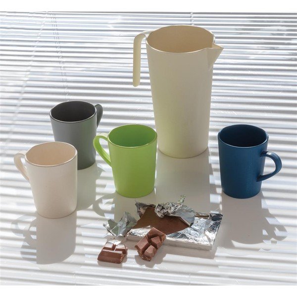 Cană din bambus XD Collection, 360 ml, alb-image-1