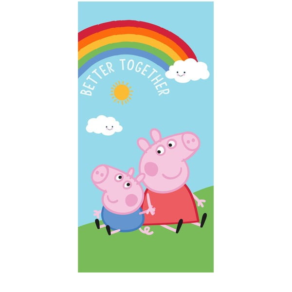 Prosop  pentru copii din bumbac 70x140 cm Peppa Pig – Jerry Fabrics