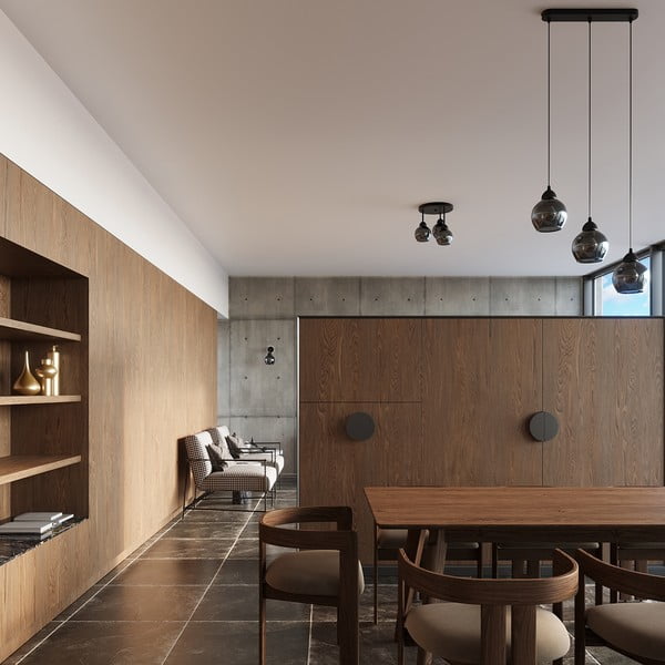 Plafonieră neagră ø 15 cm Grande – Sollux-image-1