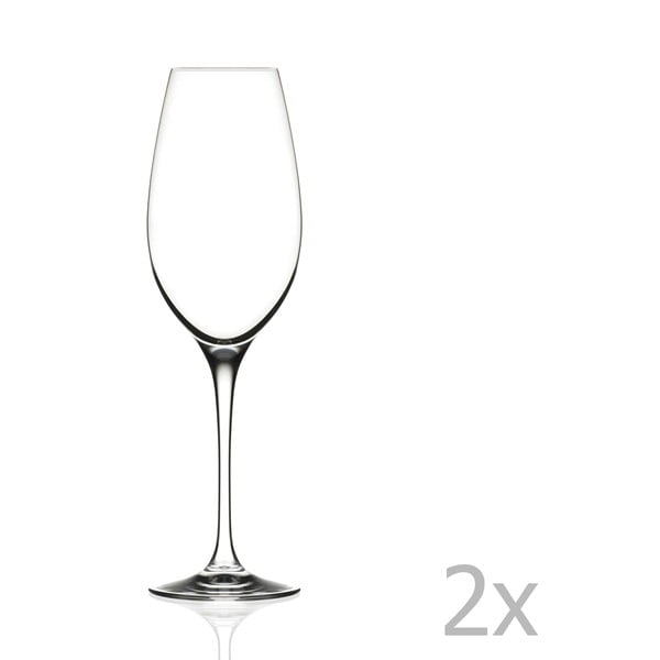 Set 2 pahare pentru vin spumant RCR Cristalleria Italiana Velia