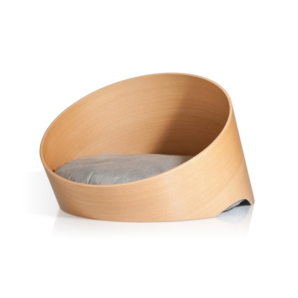 Pat  în culoare naturală pentru animale de companie 60x75 cm Covo Oak/Sand S – MiaCara