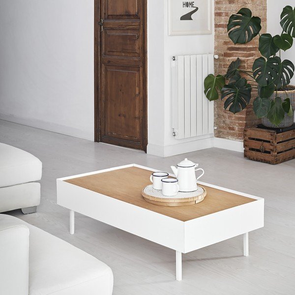 Măsuță de cafea Teulat Arista, alb-image-1