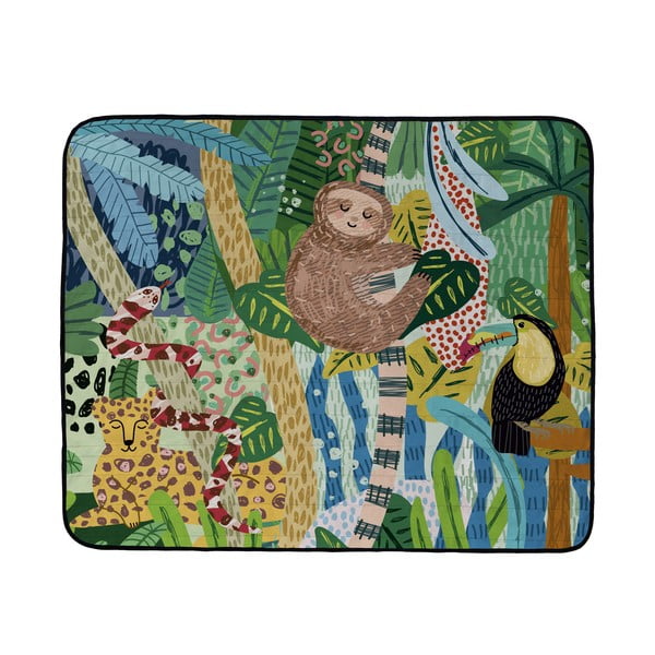 Pătură de picnic Butter Kings Colors In Jungle, 145 x 180 cm