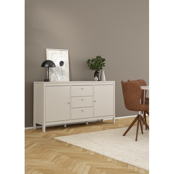Comodă grej 152x80x38 cm Madrid – Tvilum-image-3