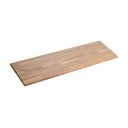 Blat sub chiuvetă în culoare naturală din lemn de stejar 121x46 cm Woody – Sapho