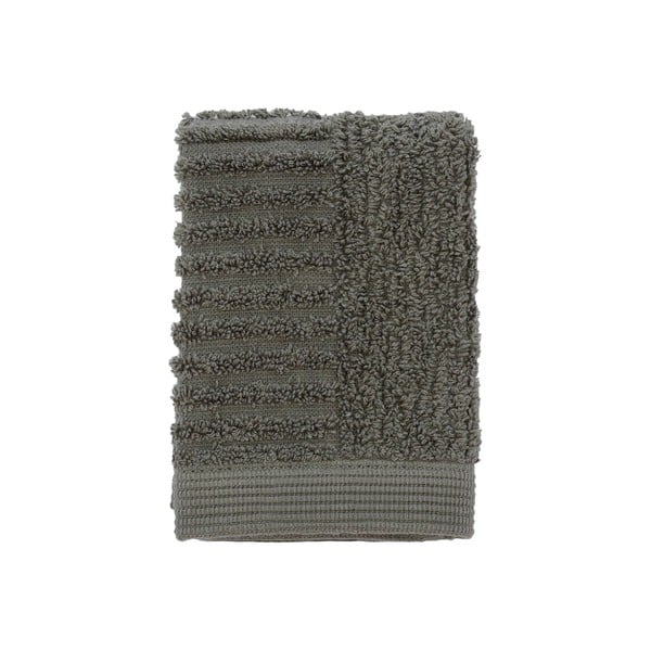 Prosop kaki din bumbac din frotir 30x30 cm Classic – Zone