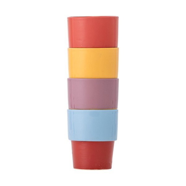 Cești 4 buc. pentru cappuccino din gresie ceramică 150 ml Ewan – Bloomingville-image-4