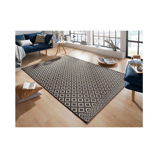Covor Zala Living Minnia, 130 x 190 cm, negru - bej-image-1