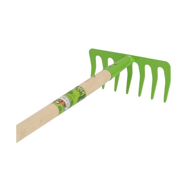 Greblă pentru copii Esschert Design Gardener, verde-image-1