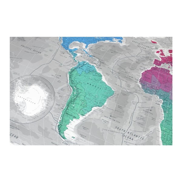 Hartă magnetică a lumii Colour World Map, 130 x 72 cm-image-2