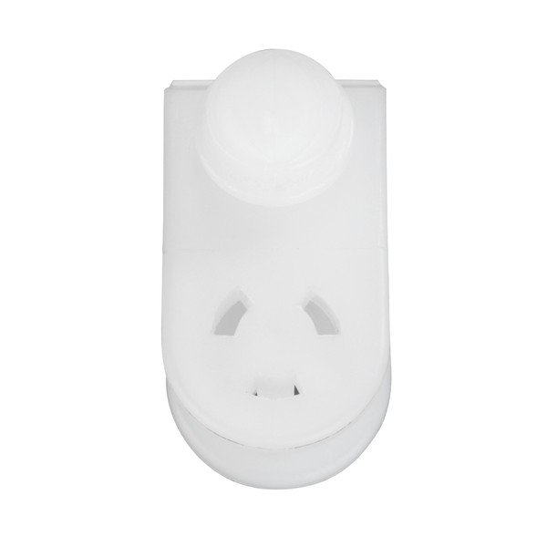 Cârlige pentru perdea de duș  albe 12 buc. 2 cm Era – Wenko-image-1