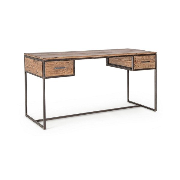Birou cu blat din lemn de acacia 60x150 cm Elmer – Bizzotto