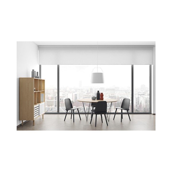 Masă dining cu decor stejar Symbiosis Row, ⌀ 150 cm, natural-image-2