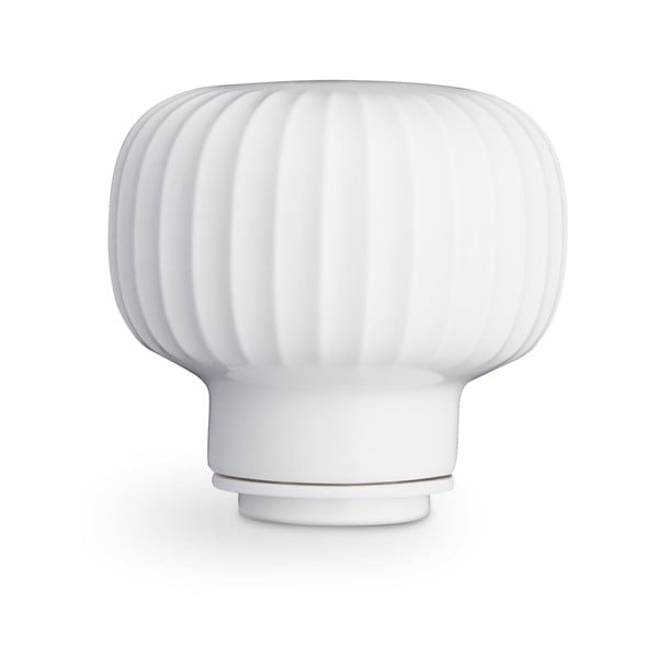 Râșniță pentru condimente din lemn de stejar cu detalii din porțelan alb Kähler Design Hammershoi, înălțime 17,5 cm-image-2