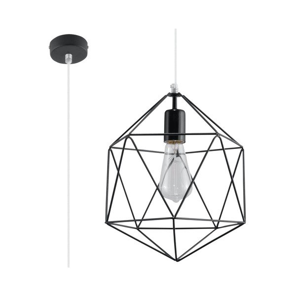 Lustră Sollux Donato, negru-image-3
